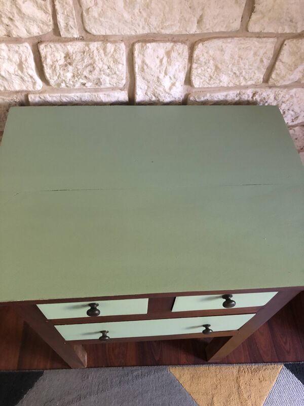 Commode meuble de métier apothicaire modernisé