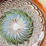 Romanian handicraft ceramic plate