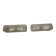 Set of 2 hammered glass wall lights