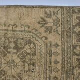 Beige Oushak Turkish Runner sku 2137