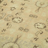 1970s Handwoven One-of-a-Kind Anatolian Beige Rug 140 cm x 328 cm