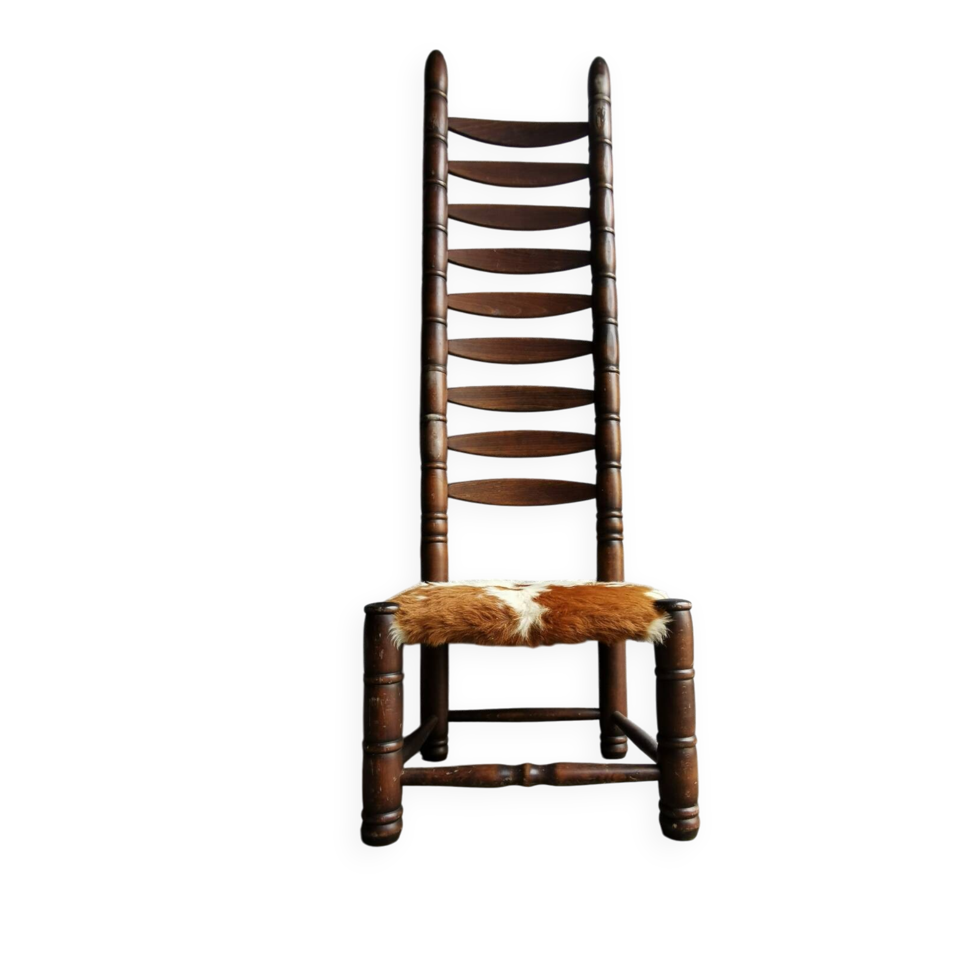 High chair, safari armchair, vintage Nordic design, 70s