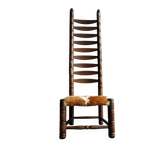 High chair, safari armchair, vintage Nordic design, 70s