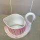Vintage porcelain swan pot cache