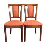 Pair of upholstered chairs for dining room