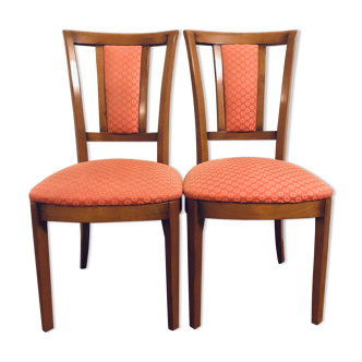 Pair of upholstered chairs for dining room