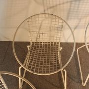 4 iron armchairs, design