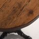 Table de jardin ronde ancienne (c.1920)