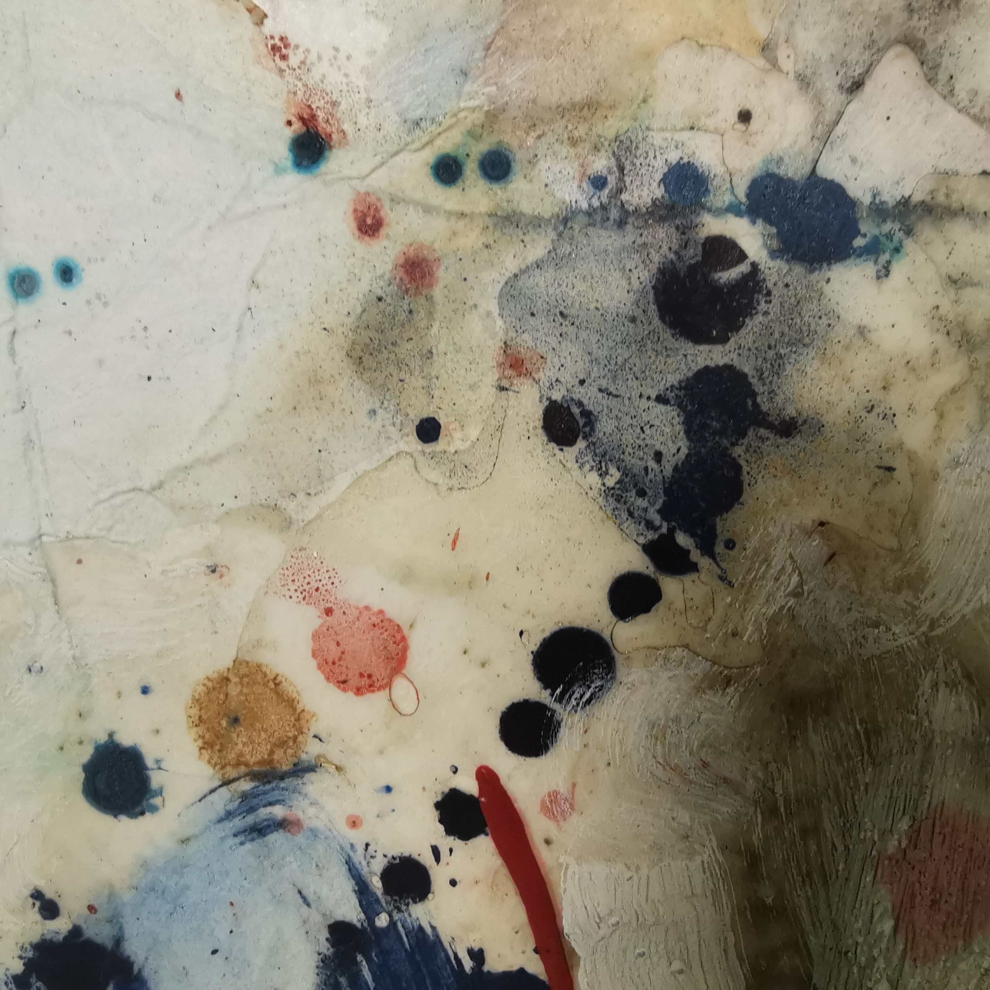 Pair of abstract paintings 60'