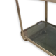 Design service 1960s brushed steel and glass