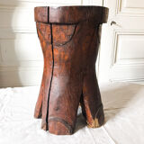Wooden elephant foot stool