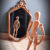 Baroque golden mirror