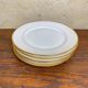 Set of 6 Limoges porcelain flat plates