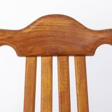 Set of 4 Danish Teak Dining Chairs 1960s, Mid Century Vintage Chairs, Beige