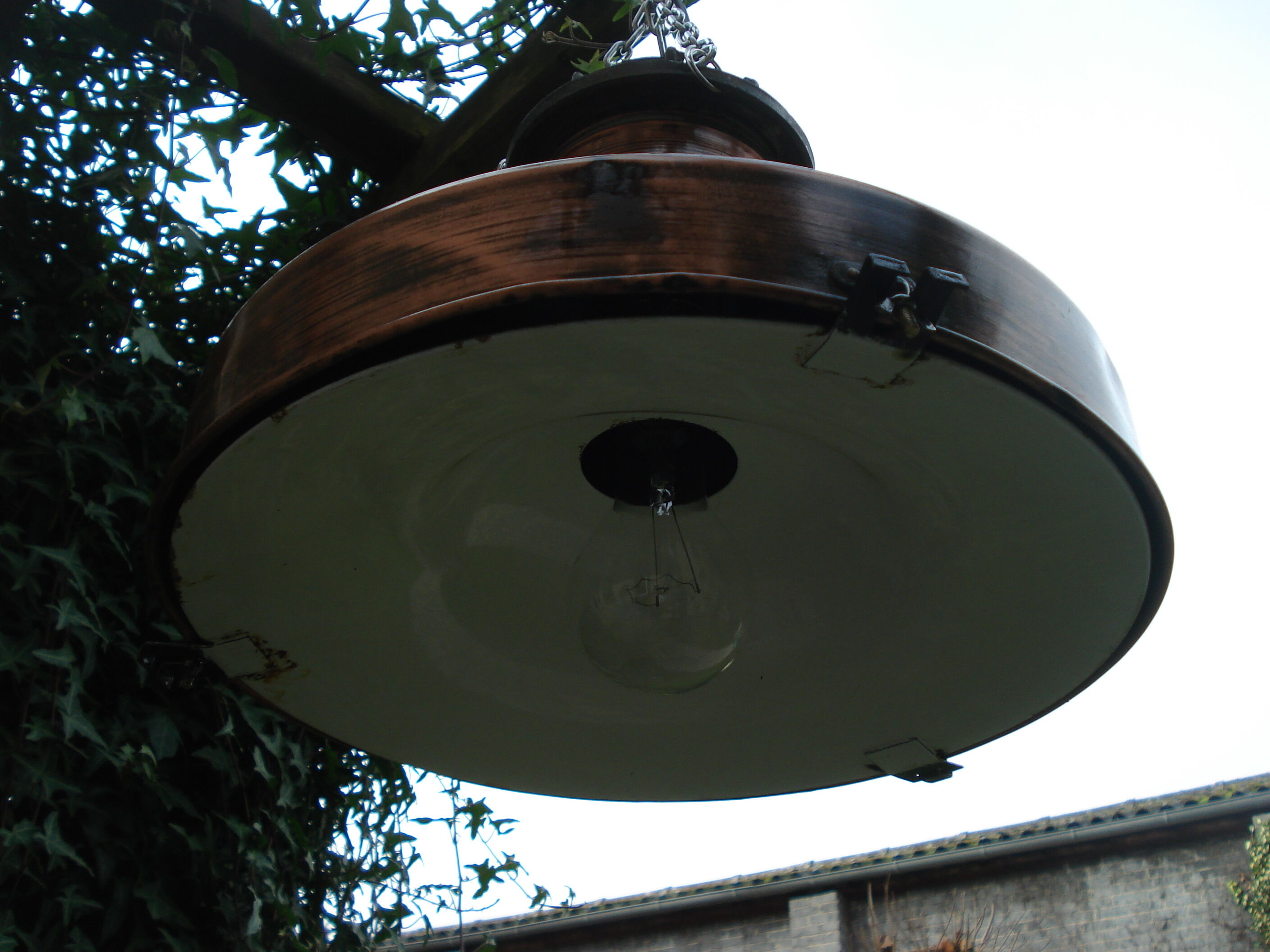 Suspension industrielle en cuivre 1950