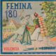 Orange crate poster Femina, Spain 1960/65