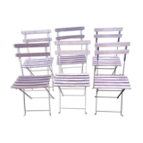Vintage garden folding chairs