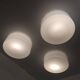 Set of 3 round LITA 70s ceiling lights