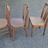 Set of 3 bistro chairs