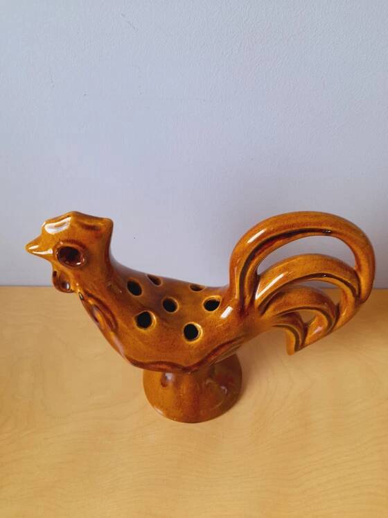 Ceramic Flower Pick Coq 1960