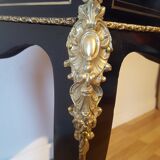 Table travailleuse Napoléon III stamped "TAHAN Paris"
