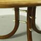 Table d'appoint en bois cintré, Allemagne, années 1950