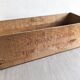 Wood advertising box "Auvergne dairy"