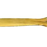 Large art-nouveau letter opener in patinated bronze signed ferlet adolphe-auguste founder barbédienne f