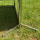 Vintage chrome and ceramic coffee table