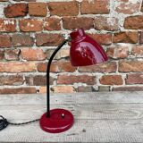 Burgundy desk lamp, A-23, 1960s.