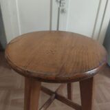 Natural wooden stool around year 60-70