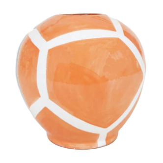 Round vase - orange