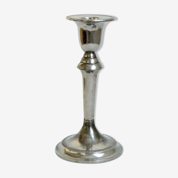 Silver candle holder