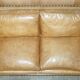 Edwardian Style Leather Two-Seater Sofa with Studs