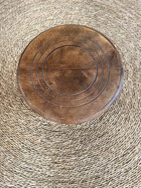 Tabouret de traite tripode style Charles Dudouyt