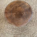Tabouret de traite tripode style Charles Dudouyt