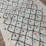 Handmade Moroccan Berber rug 245 X 148 CM