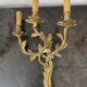 Paire d’appliques en bronze ciselé