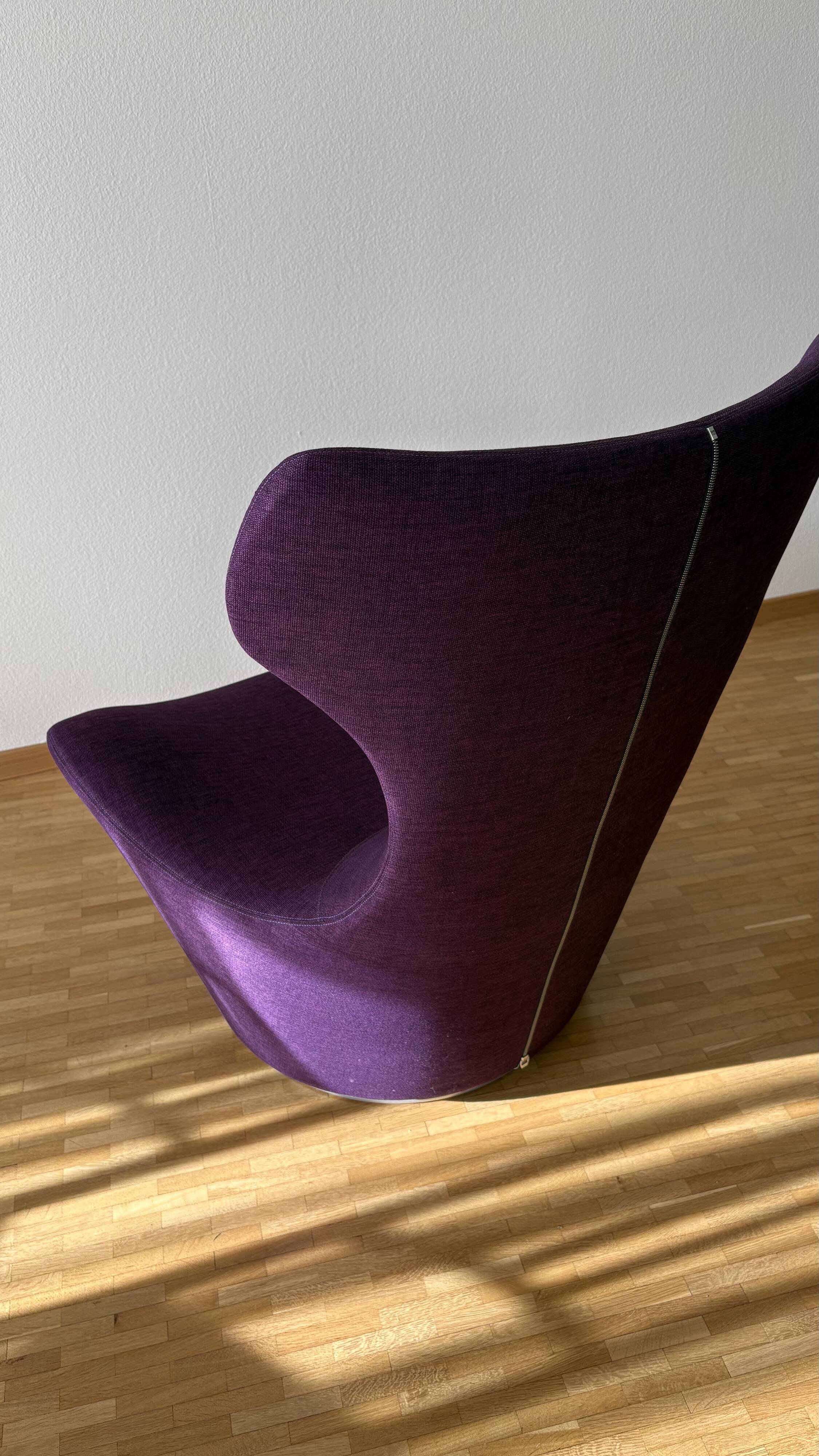 Fauteuil Grande Papilio et pouf B&B Italia