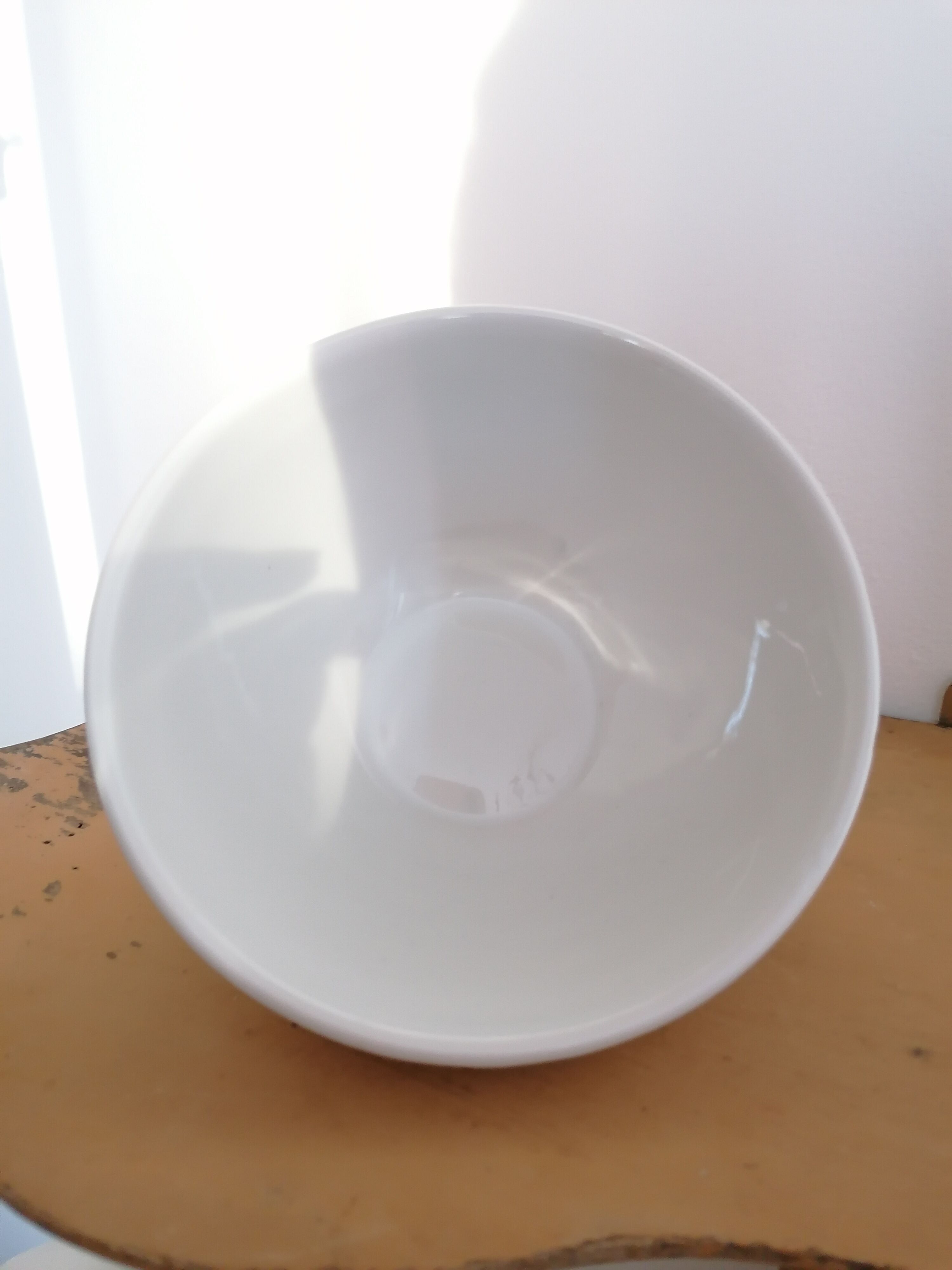 Fire porcelain bowl Aluminite Frugier