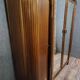 Large Art Deco bookcase wardrobe in mahogany and bronze.