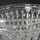 Vase / Bucket with champagne molded glass / vintage