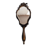 miroir ancien face à main double recto verso Henri Auguste SOLIÉ 1900