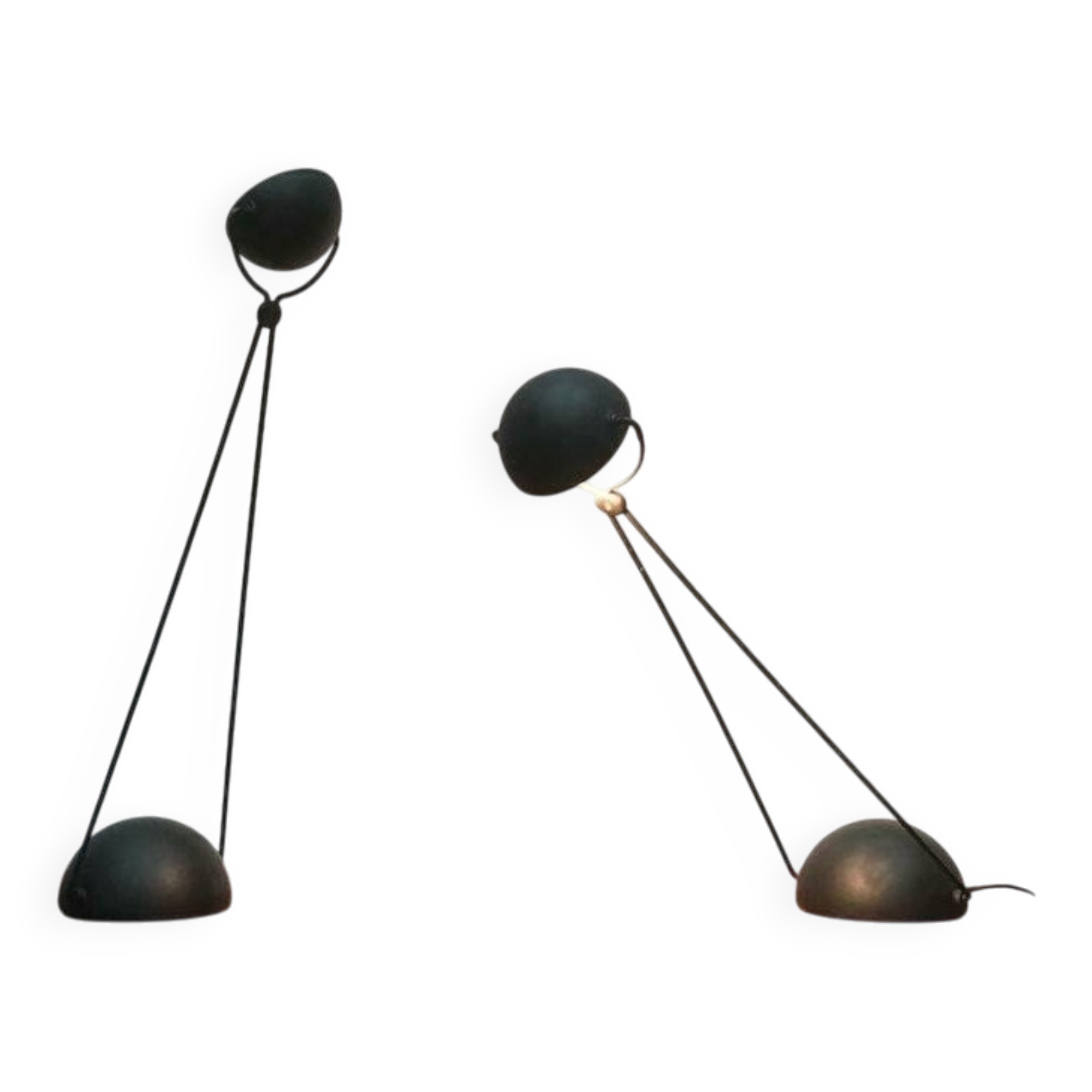 Vintage Italian postmodern Meridiana table lamps by Paolo Francesco Piva for Stefano Cevoli, 1980s, set of 2.