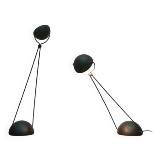 Vintage Italian postmodern Meridiana table lamps by Paolo Francesco Piva for Stefano Cevoli, 1980s, set of 2.