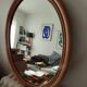 Miroir vintage bambou et rotin