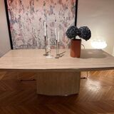 Travertine table