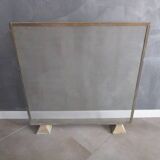 Antique gold metal firewall