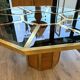 Octagonal dining table Roméo Rega