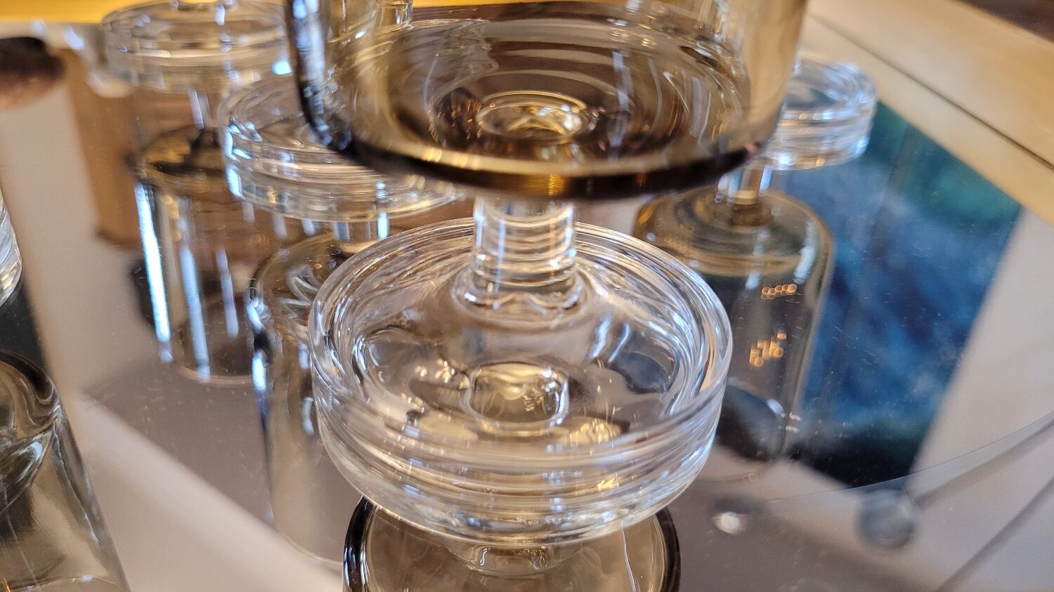 70's stemware
